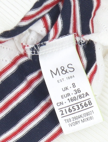 Marks & Spencer Women’s Multicoloured Pullover Jumper UK 8