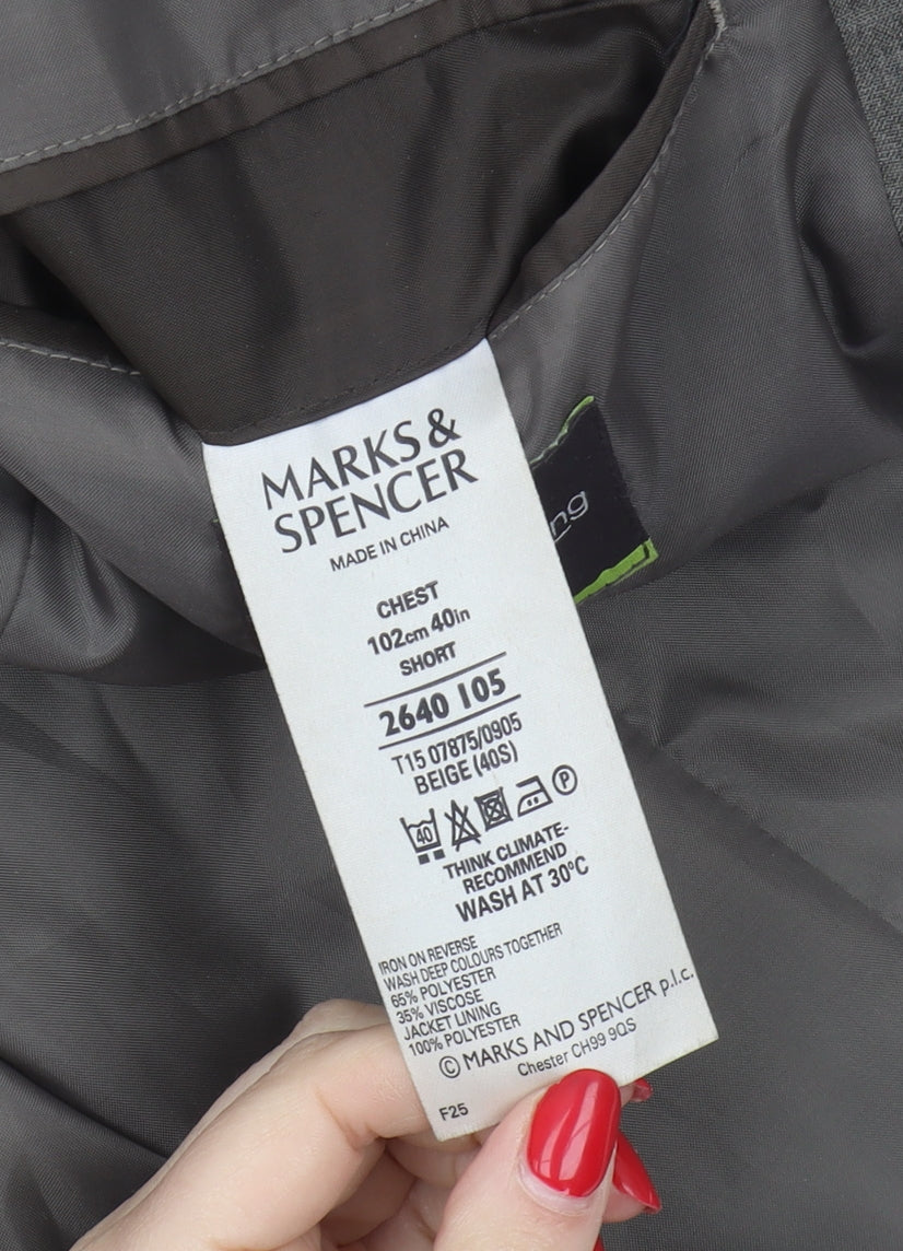 Marks & Spencer Beige Blazer 40S Men’s Formal