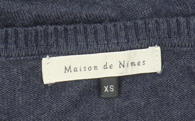 Maison de Nimes Women's Blue Christmas Jumper XS