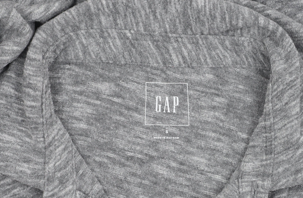 Gap Men's Grey Polo Shirt Small, Cotton Blend Casual