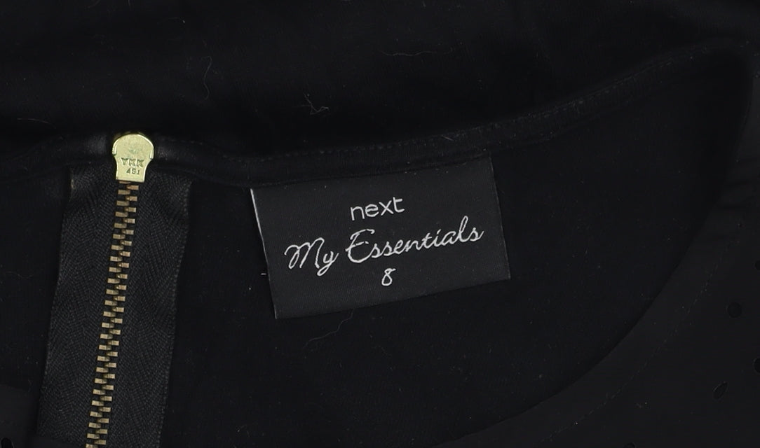 Next Women's Black Sleeveless Top - Size 8, Casual