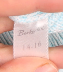 Berkertex Women's Blue Short Sleeve Pullover Jumper