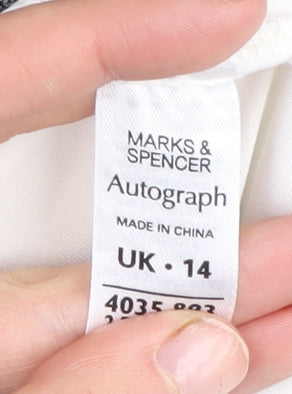 Marks & Spencer Women's Floral Silk Camisole - Size 14
