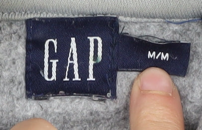 Gap Women's Grey Full Zip Jacket Size M