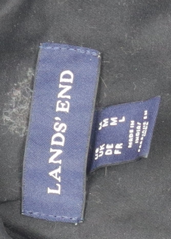 Lands' End Women's Black Anorak Jacket Size M