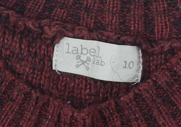 Label Lab Women's Red Pullover Jumper, Size 10