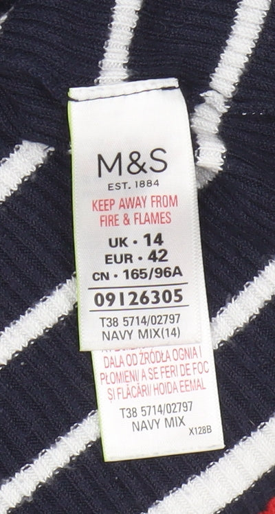 Marks & Spencer Women's Multicoloured Pullover Jumper
