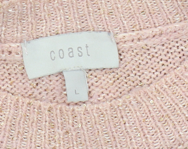 Coast Women's Pink L Pullover Jumper