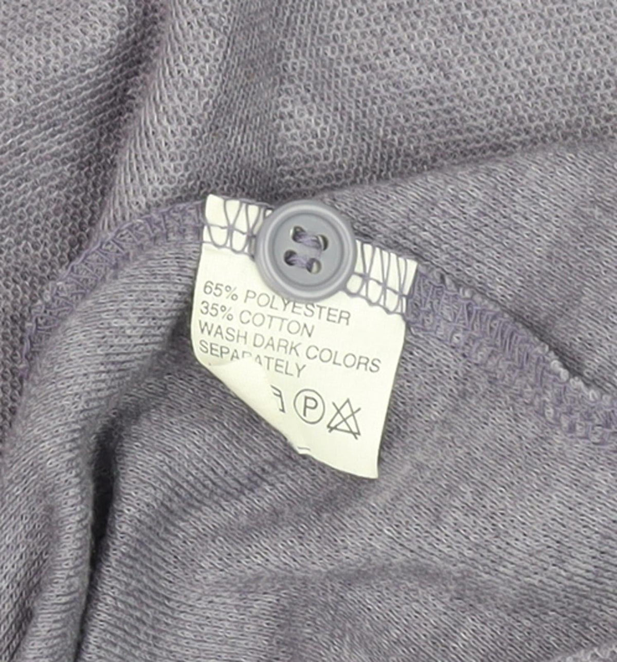 Zantos Men's Grey Short Sleeve Polo - Size L