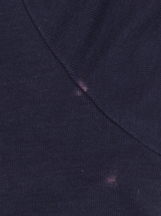CC Women's Petite Blue Square Neck T-Shirt L