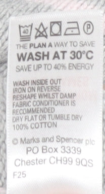 Marks & Spencer Women's Grey Striped Roll Neck Jumper