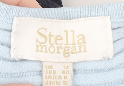 Stella Morgan Women’s Multicoloured Striped Jumper - Size 12