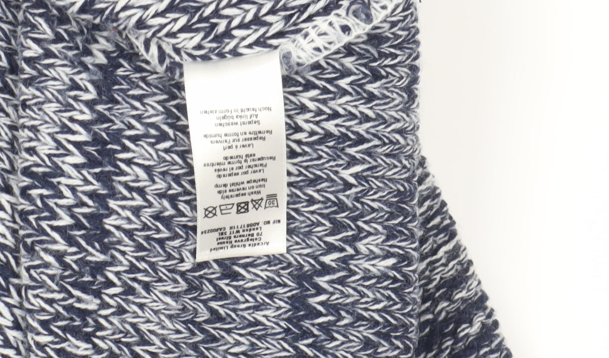 Wallis Women's Blue Pullover Jumper, Size S, Casual Knit