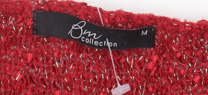 Bonmarché Women's Red Pullover Jumper M