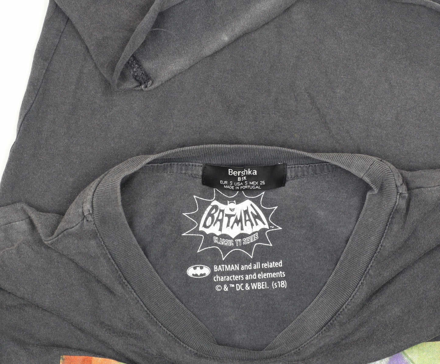 Bershka Unisex Black Batman T-Shirt S - Comics Style