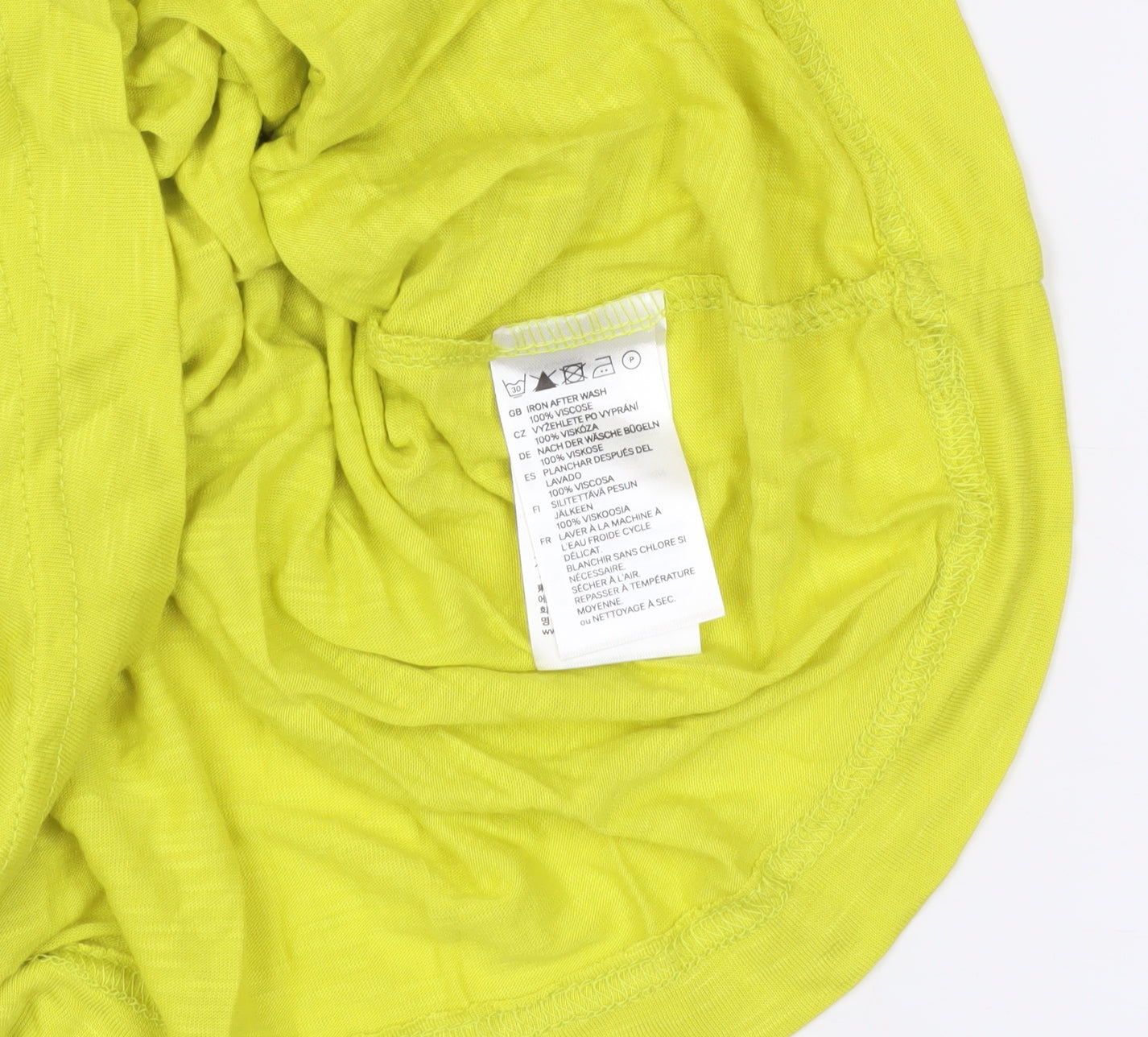 H&M Women's Green Sleeveless Tank Top M