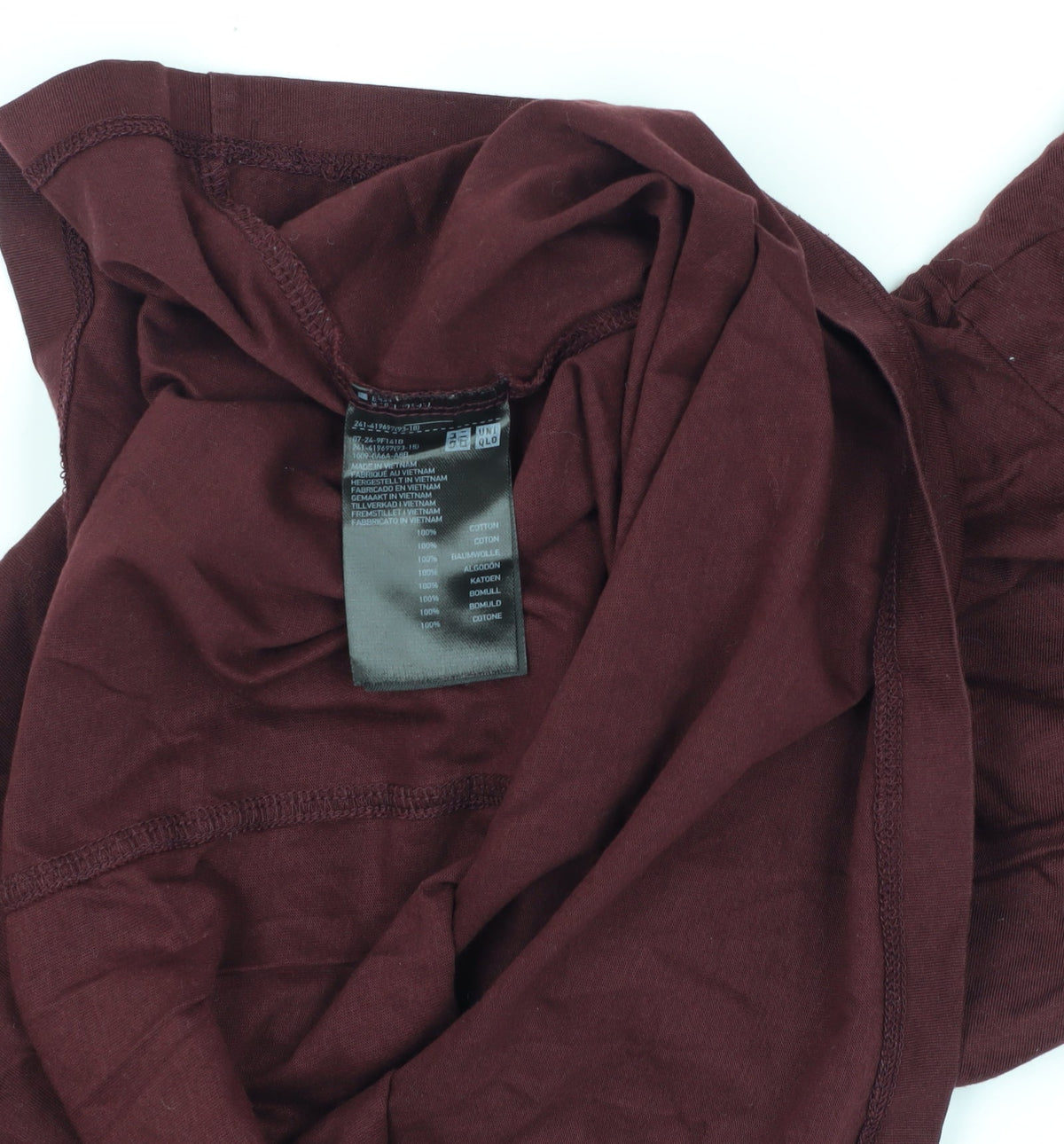 Uniqlo Women's Red XS Cotton T-Shirt
