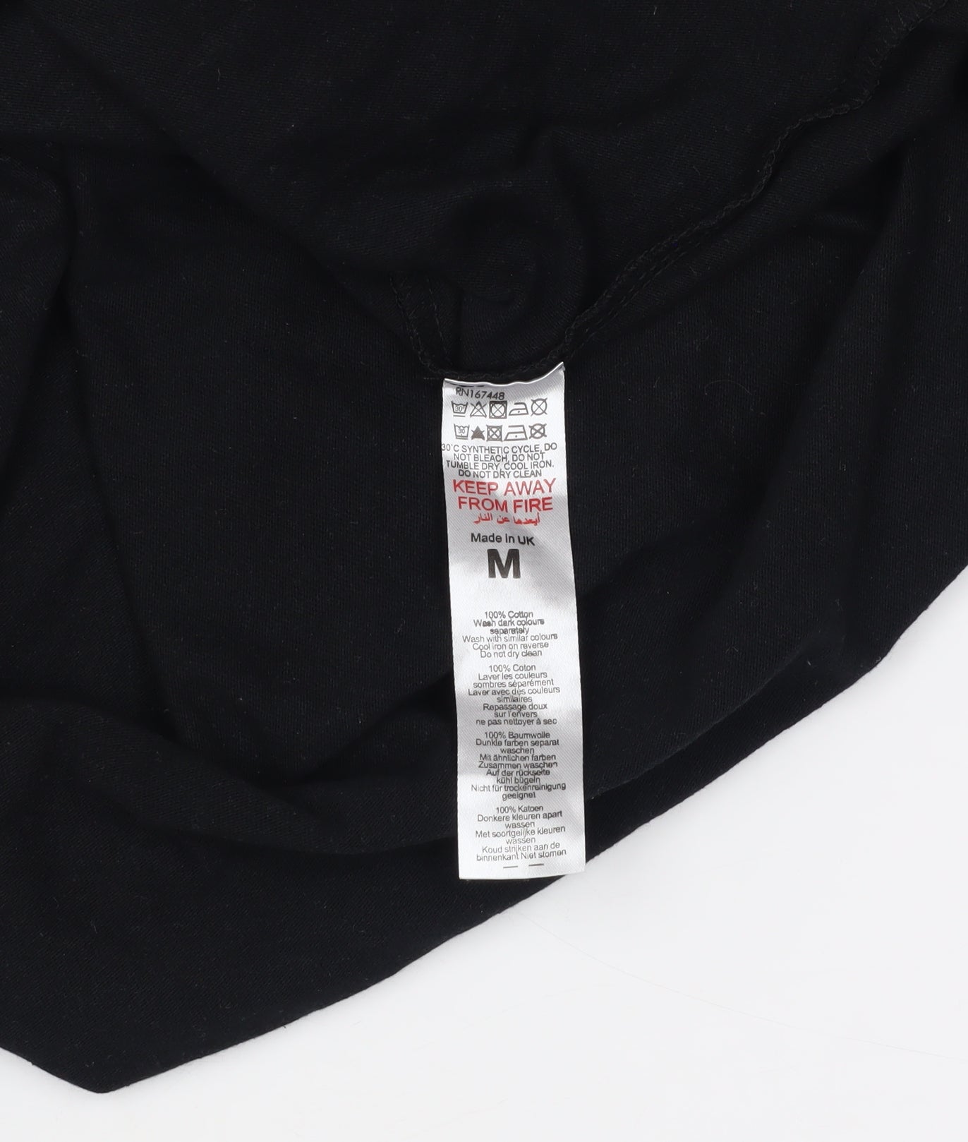 boohooMAN Men's Black Graphic T-Shirt - Size M