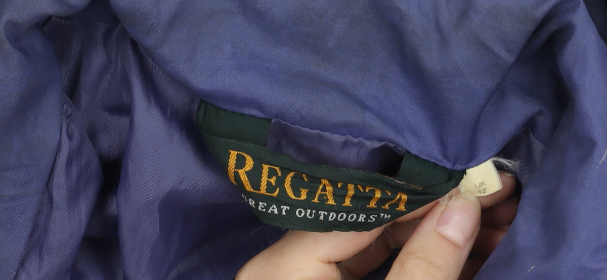 Regatta Women's Blue Parka Jacket UK 12