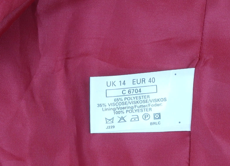 Modern Classics Women's Red Double-Breasted Blazer