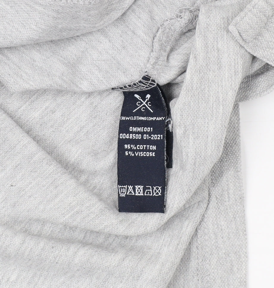 Crew Clothing Grey Polo 2XL Short Sleeve