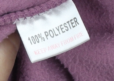 Koko Pink Women’s Purple Fleece Jacket Size 12