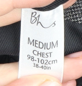 BHS Men's Grey Check Blazer 38-40 Wool Blend