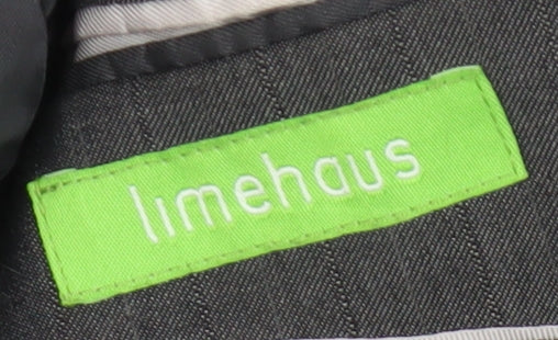 Limehaus Men's Grey Blazer, 38 Regular, Wool Blend
