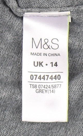 Marks & Spencer Women's Grey Cardigan UK 14