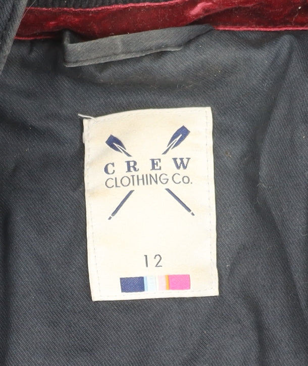 Crew Clothing Puffer Jacket Size 12 Down Filled