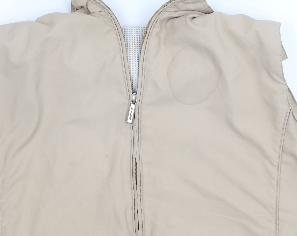 Green Lamb Men's Beige Full Zip Jacket L