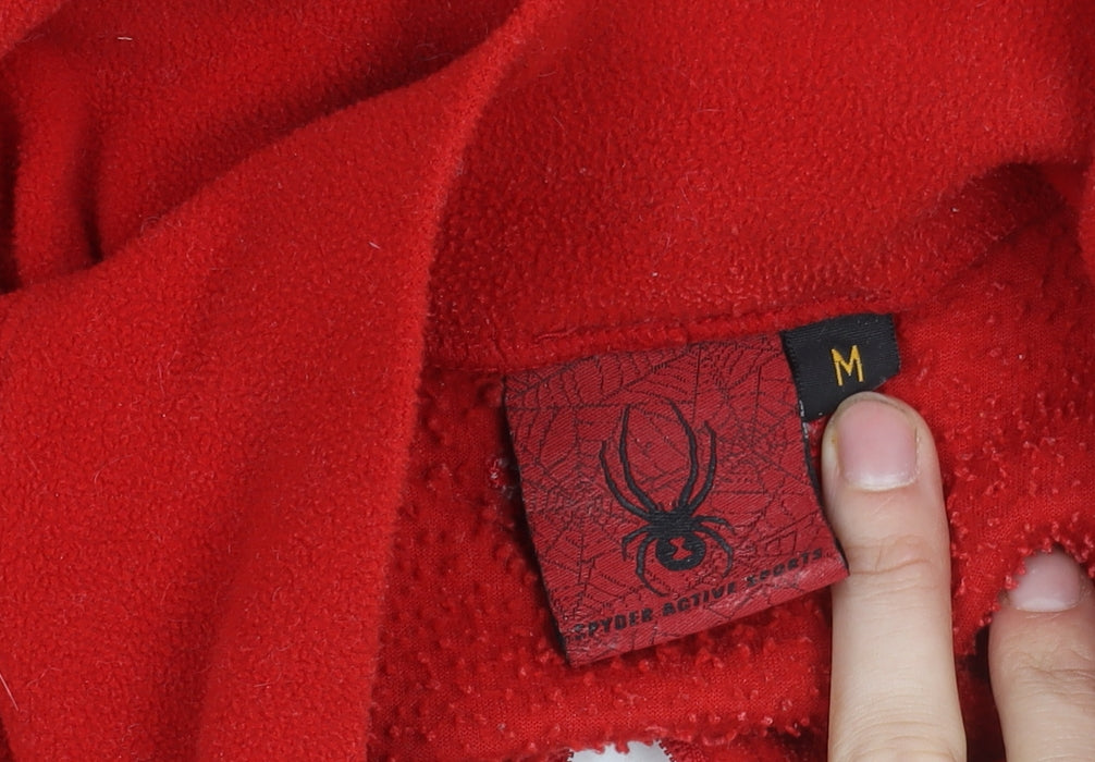 Spyder Men’s Red Fleece Pullover Sweatshirt M
