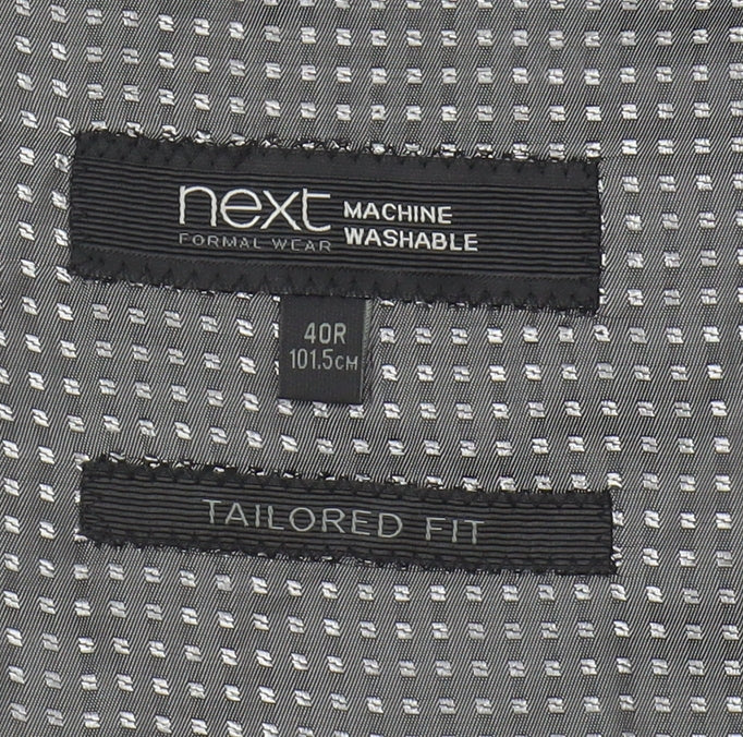 Next Men's Grey Slim Fit Blazer Jacket 40R