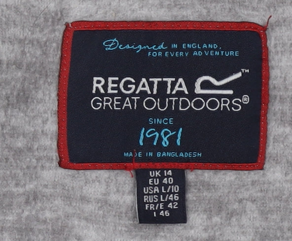 Regatta Women's Grey Pullover Sweatshirt, Size 14