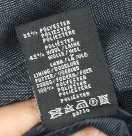 C&A Men's Black Suit Jacket, Medium, Classic Fit