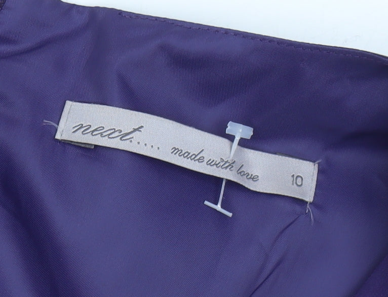 Next Women's Purple Sheath Dress, Size 10, Business