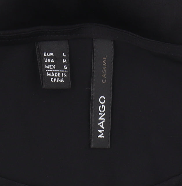 Mango Women's Black Casual Sleeveless Dress Size 12