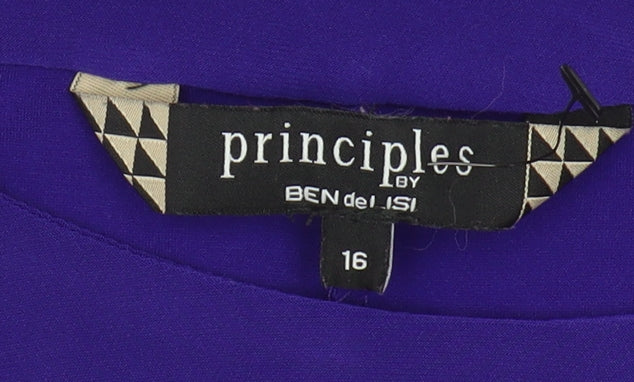 Principles Blue Women's Dress Size 16