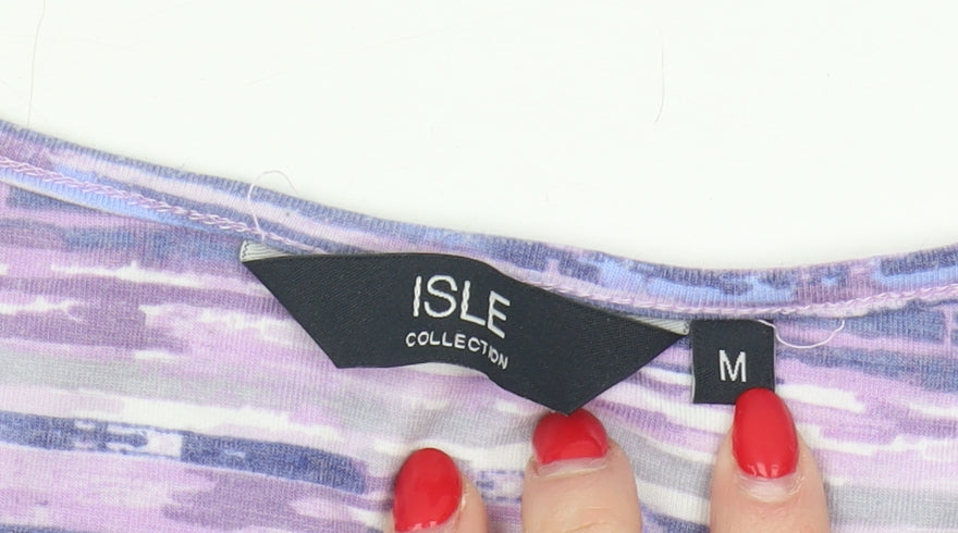 Isle Collection Women's Multicoloured Striped T-Shirt M