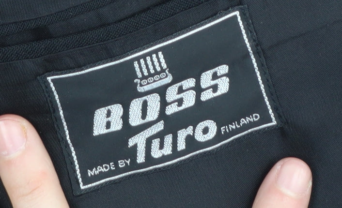 BOSS Turo Men's Black Tuxedo Blazer, Size 40, Vintage