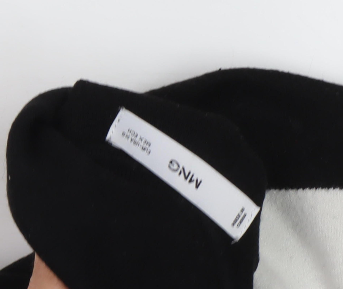 Mango Women's Black Striped Pullover Jumper