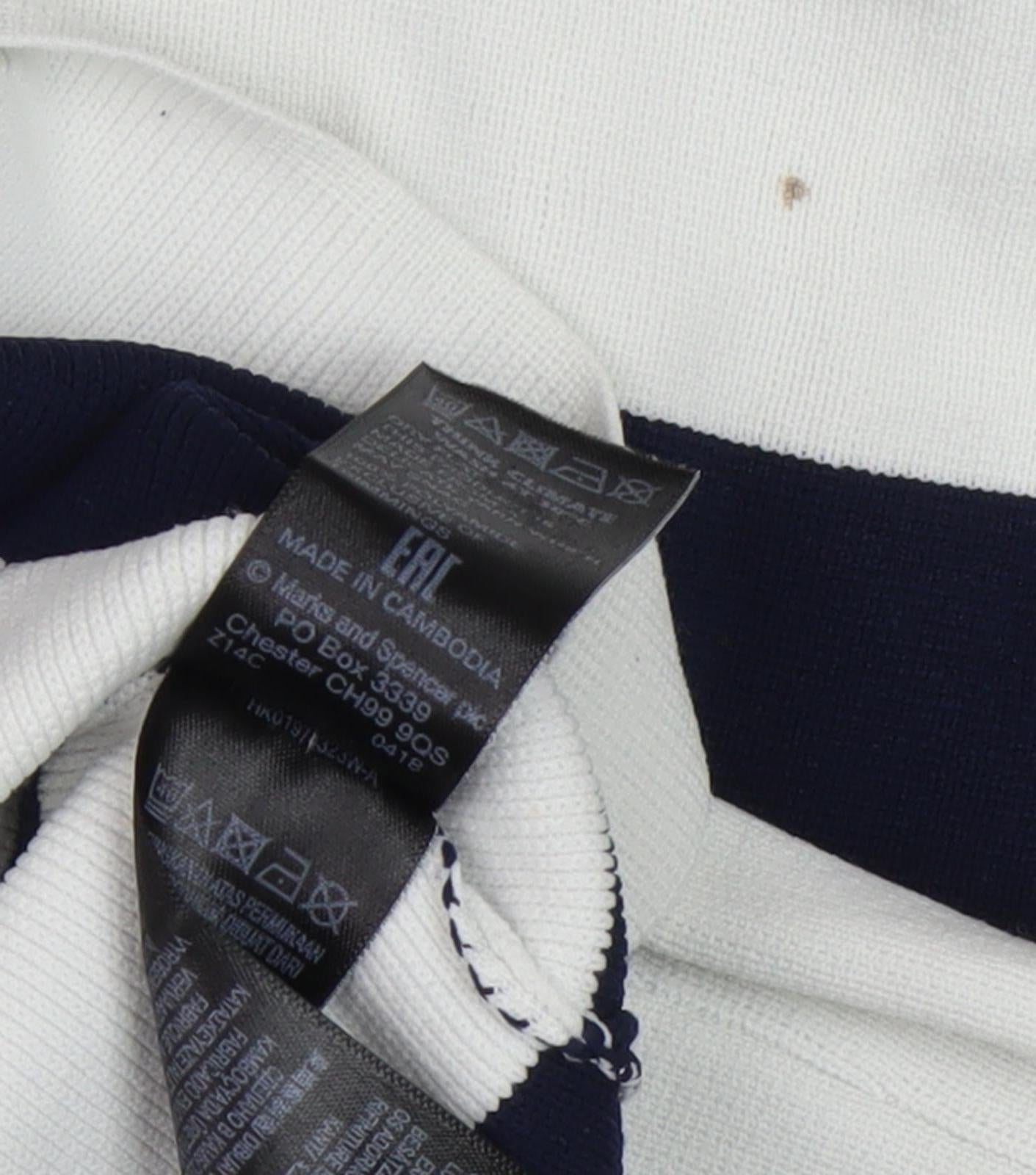 Marks & Spencer Women's Navy Striped Poncho M