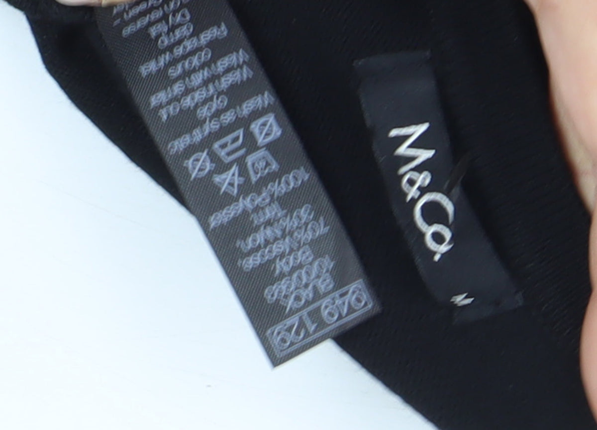 M&Co Women's Black Cardigan UK 12, Sequin Accents