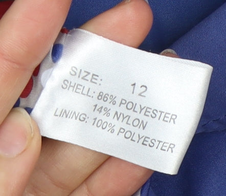 Dorothy Perkins Blue Women's Regular Fit Jacket - Size 12