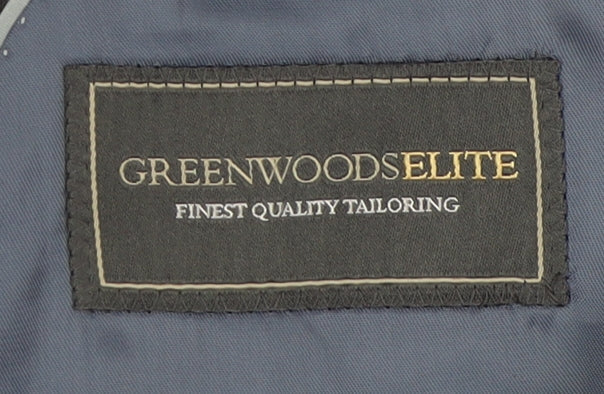 Greenwoods Elite Men's Grey Striped Blazer 44 S