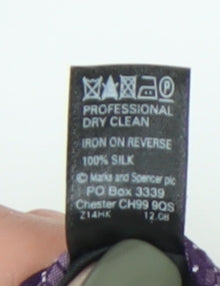 Marks & Spencer Men’s Purple Designer Tie One Size