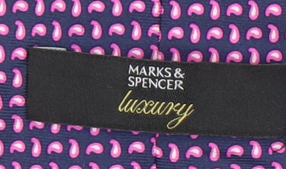 Marks & Spencer Men's Purple Paisley Tie One Size