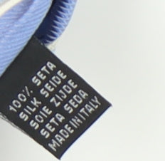 Crombie Blue Silk Striped Men's Tie, New With Tags