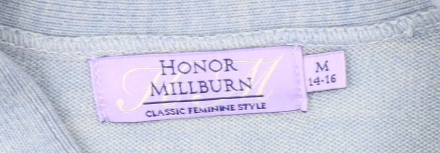 Honor Millburn Women's Blue Knit Jumper M