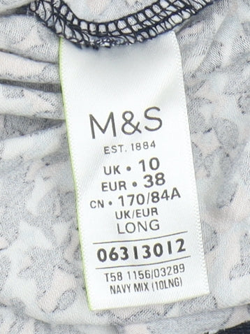 Marks & Spencer Women's Multicoloured Sheath Dress - Size 10